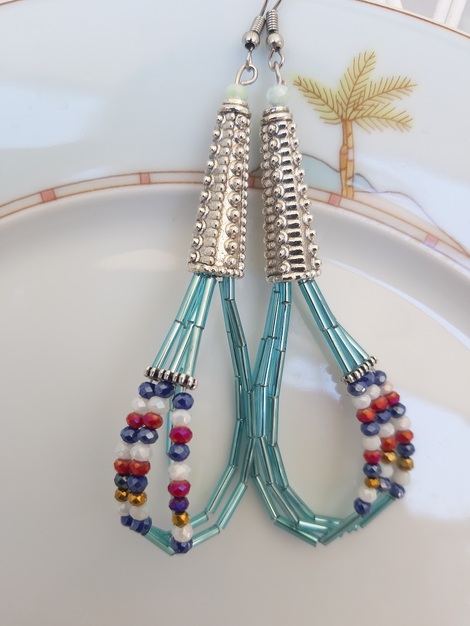 Σκουλαρίκια με χάντρες#miyuki