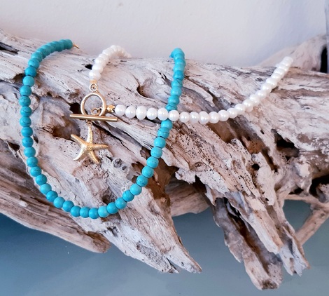 Κολιέ με φυσικά μαργαριτάρια Mykonos