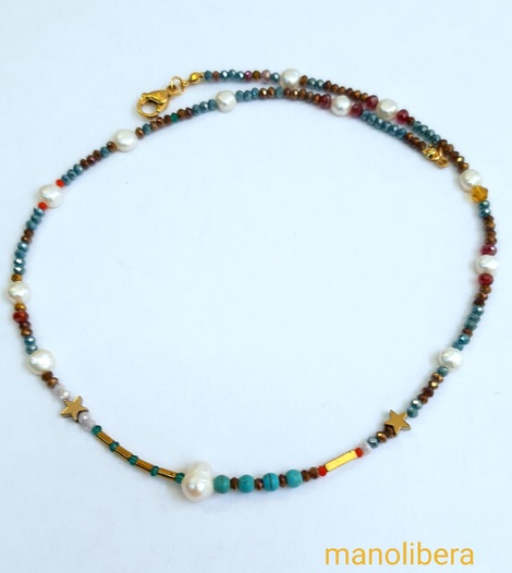 Πολύχρωμο κολιέ Hra